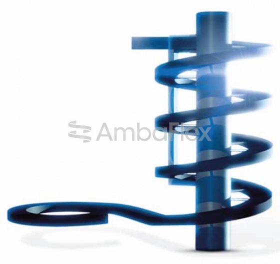 All-purpose spiral conveyor for medium to large products